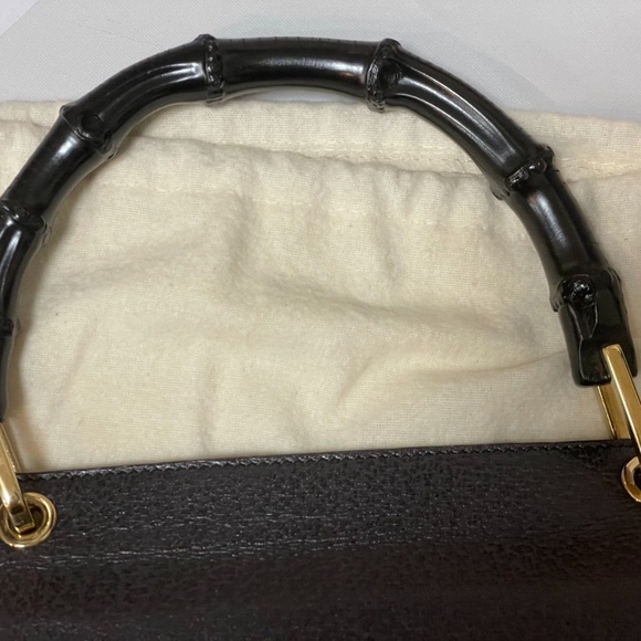 Vintage Gucci Bamboo flap handbag - Picture 12 of 15